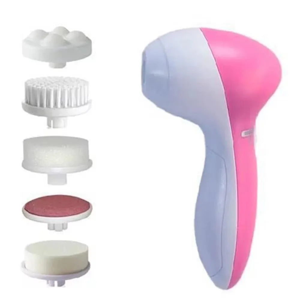 Electric Silicone Facial Brush – Waterproof Skin Massage Cleanser