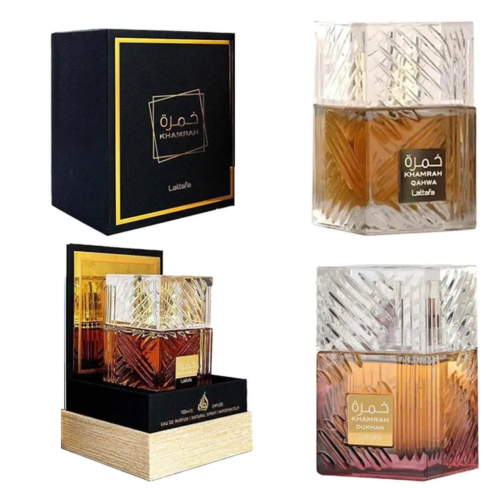 100ml  Qahwa Khamrah For Men Woody Cologne Light Fragrance Arabian Charm Unisex Men Perfume Couple Date Eau De Toilette