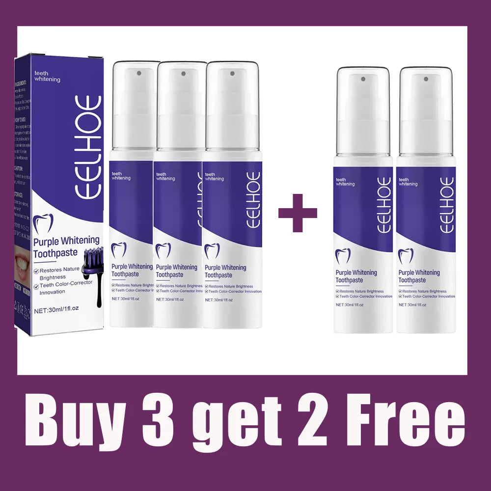 New Teeth Whitening Toothpaste 5D Oral Hygiene Cleaning Teeth Whitening Tool Fresh Breath Teeth Care