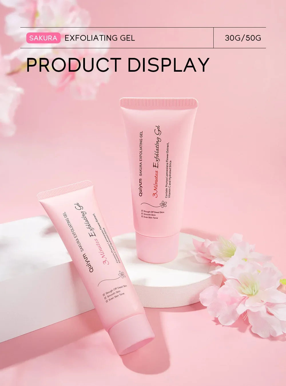Sakura Exfoliating Peeling Gel – Hydrate & Smooth Skin
